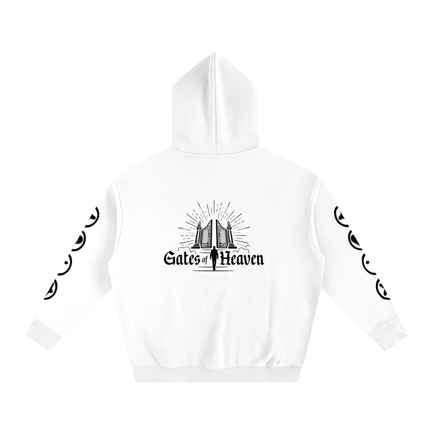 Gates of Heaven White Hoodie - Premium Streetwear