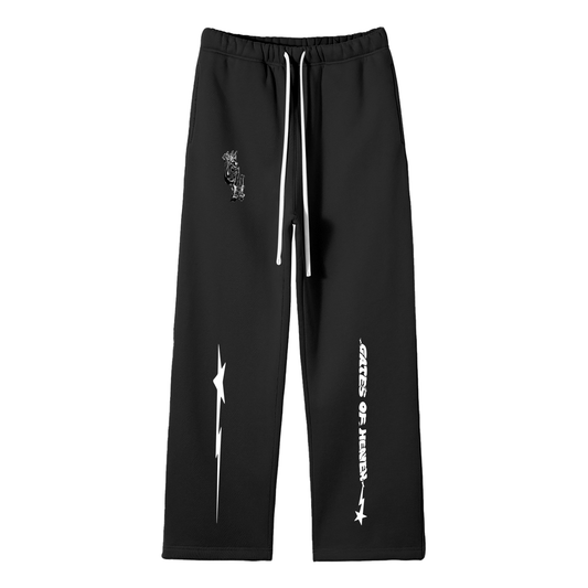 Gates of Heaven Black Sweatpants - Premium Streetwear